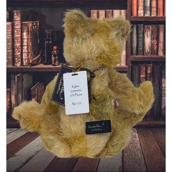 16” Charlie Bears Kylian Isabelle Collection Green Mohair Teddy Bear - Picture 3 of 3
